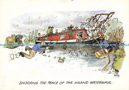 D204409 Die Ruhe der Binnenwasserstraßen genießen John Hinde Besley 2010