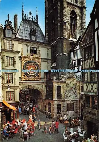 D214613 Rouen Gros Horloge Construit en 1525 il Donne les Indications des Heures