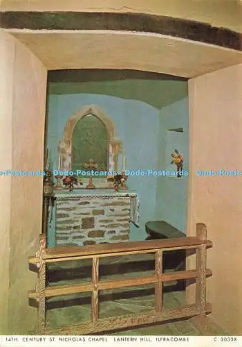 D214614 Ilfracombe Laternenberg 14. Jahrhundert Nikolaus Kapelle Richter C 3033 X