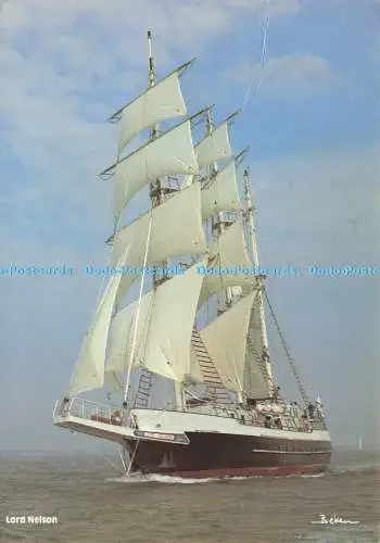 D214617 Lord Nelson wurde 1986 gegründet und ist im Besitz des Jubilee Sailing Trust Kenb