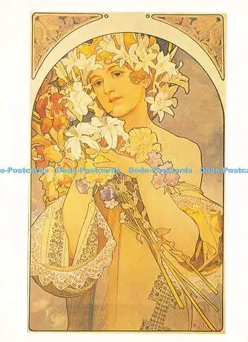 D214629 Blumen Alphonse Mucha Magna Bücher 1897