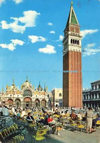 D196609 Venezia Markusplatz und Glockenturm Ardo P Marzari