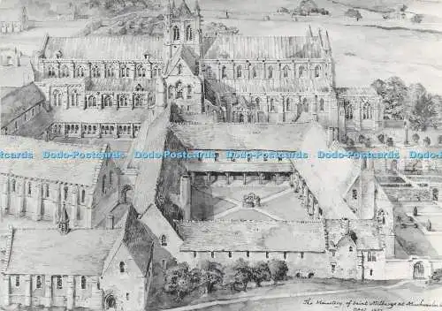 D196795 Shropshire Wenlock Priory Die wesentlichen Überreste des Wenlock Priory sind