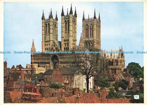 D204524 Lincoln Cathedral aus dem Südwesten Walter Scott