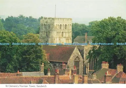 D204541 Sandwich St Clement Norman Tower The Carline Collection