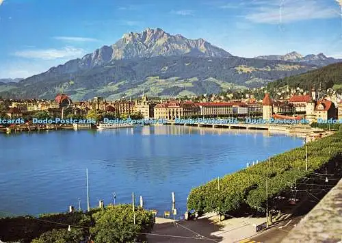 D215010 Luzern und Pilatus O Sussli Jenny Kodak Ektachrome 1965