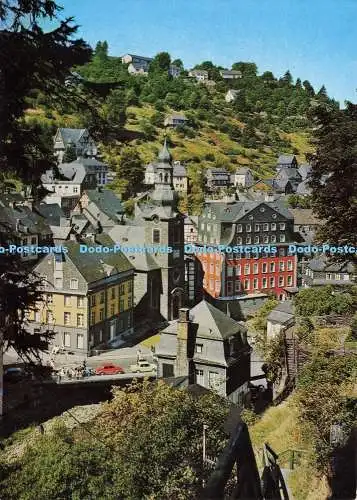 D205050 Monschau Montjoie im Naturpark Nordeifel Rotes Haus und ev Kirche Robert