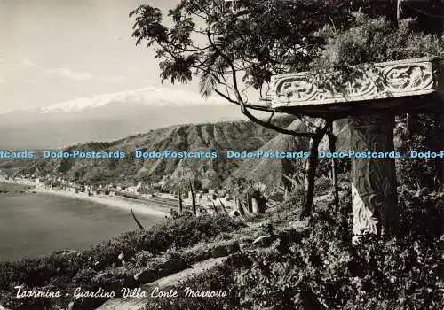 D209665 Taormina Giardino Villa Conte Marzotto G Attanasio 1955