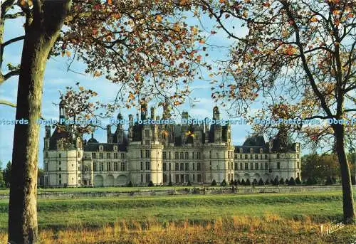 D209811 Chambord Le Chateau du XVI Siecle Fassade Nord Ouest de 156 Meter Valoir