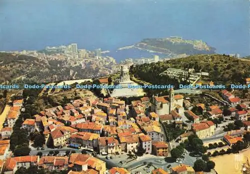 D215518 Paysages de France Cote d Azur La Turbie Vue d Avion au Loin la Principa