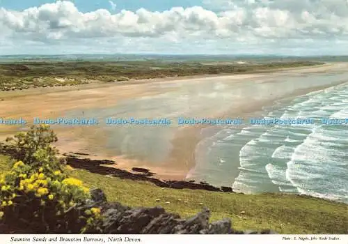D215601 North Devon Saunton Sands and Braunton Burrows John Hinde E Nagele