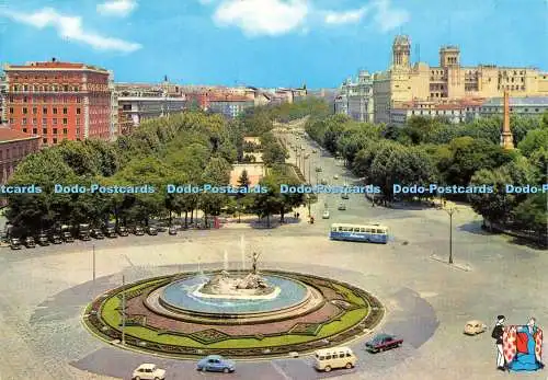 D210062 Madrid Neptunbrunnen und Prado Promenade Beascoa