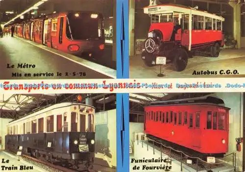 D205553 Transports en Commun Lyonnais Autobus C G O Le Metro Mis en Service le 2