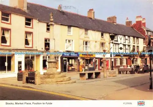 D207784 Poulton le Fylde Stocks Market Place E T W Dennis P Horsefield 1993