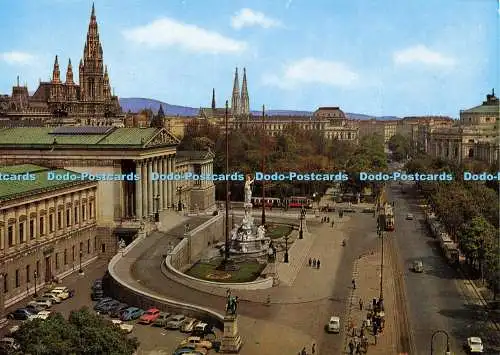 D210159 Wiener Ringstraße mit Parlament und Rathaus Richard Pietsch P A G
