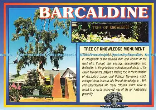 D208091 Australien Outback Queensland Barcaldine Tree of Knowledge Monument ICP C