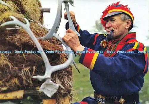 D212996 Nordnorwegenlapp mit Rentiergeweih zum Basteln Grako Giovan