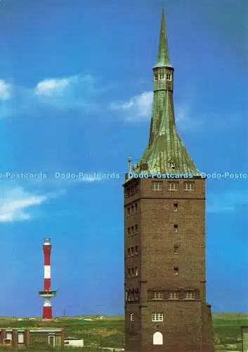 D213082 Nordseeheilbad Insel Wangerooge Westturm und Leuchtturm Schöning Gebrude
