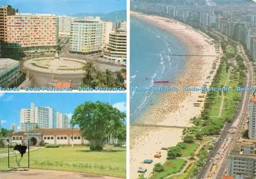 D208391 Brasil Santos Independence Square Municipal Aquarium Embare Beach Edicar