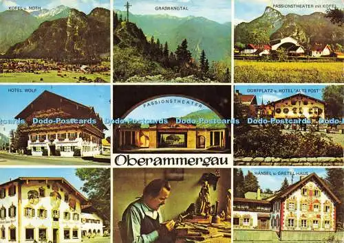D210847 Oberammergau Hotel Wolf Alfred Ziethen Multi View