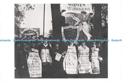 D208779 Pre First World War Women Workers Union Demonstration National Museum of