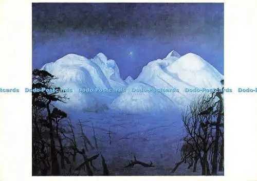 D208962 Vinternatt i Rondane Nasjonalgalleriet Harald Sohlberg