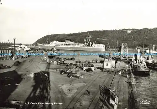 D211389 Durban Castle Liner Leaving Art Publishers