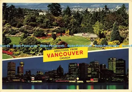 D211540 Grüße aus Vancouver Kanada Queen Elizabeth Park Naturfarbenprodukt