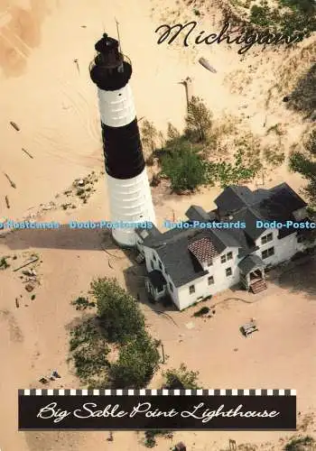 D214122 Michigan Big Sable Point Leuchtturm Perrin Souvenir Händler