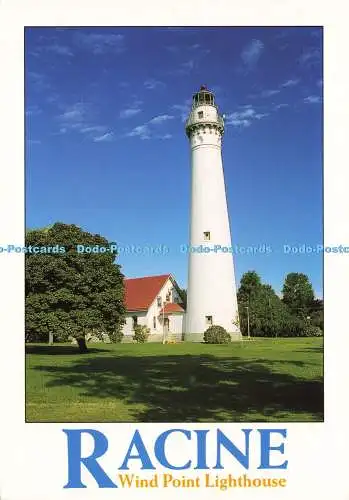 D214260 Racine Wisconsin Village of Wind Point Wind Point Leuchtturm Scofield So