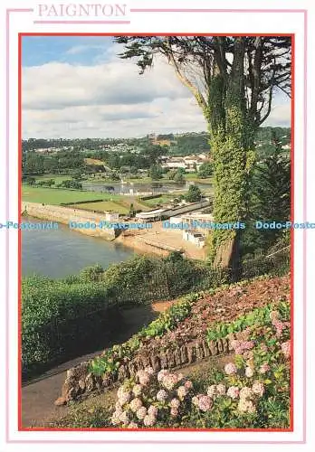 D214304 Paignton Goodrington Park von Cliff Gardens aus gesehen E T W Dennis A Curti