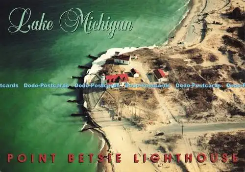 D216325 Lake Michigan Point Betsie Leuchtturm Perrin Souvenir Händler Marvi