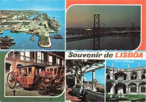D218569 Souvenir de Lisboa Comer Multi View