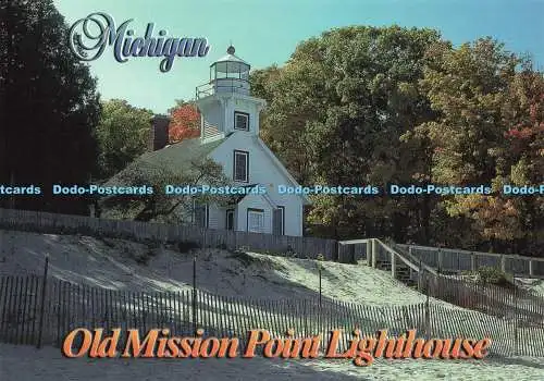 D218731 Michigan Old Mission Point Leuchtturm Perrin Souvenir Händler Raymo