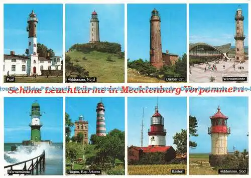 D218751 Schöne Leuchtturme in Mecklenburg Vorpommern Poel Schöning Gebr Schmidt
