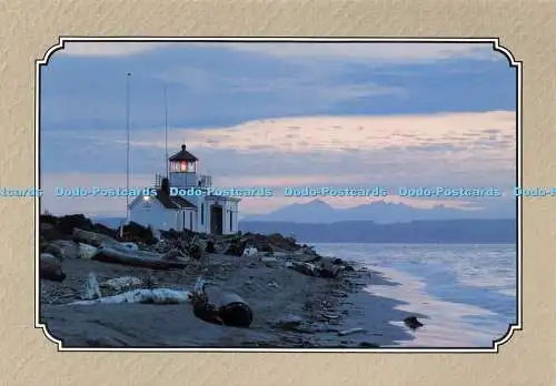 D218779 West Point Leuchtturm nahe dem Herzen von Seattle Industrie-Litho Paul Ko