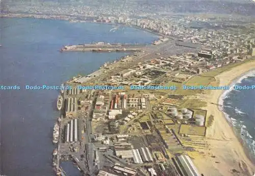 D223019 Durban Luftaufnahme von Point Docks und Victoria Embankment A Beaujoie Pro