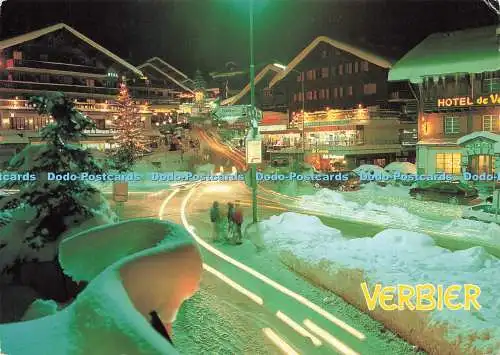 D220905 Verbier Noel sur la Place Centrale Darbellay