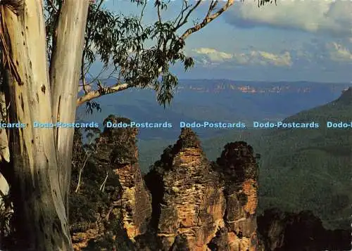 D217407 N S W The Three Sisters Echo Point Katoomba Nucolorvue Productions 1985