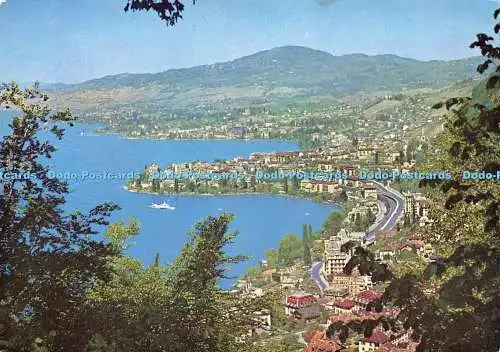 D217410 Montreux Territet General View Office du Tourisme Coul J Schlemmer