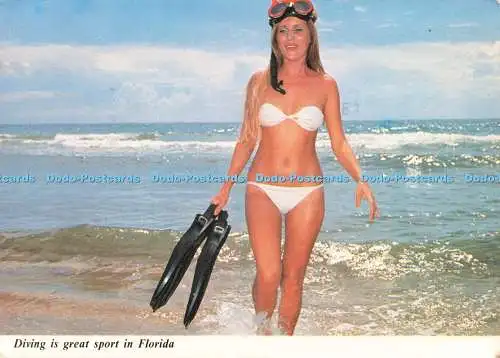 D221112 Tauchen ist toller Sport in Florida Gulfstream Karte