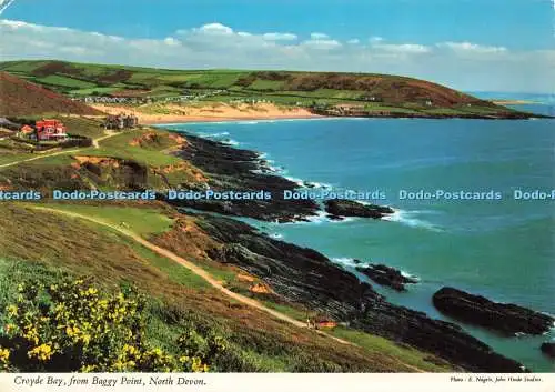 D223296 North Devon Croyde Bay von Baggy Point John Hinde E Nagele 1976