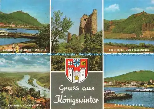 D223344 Gruss aus Königswinter Drachenfels Gunter Dzimek Multi View