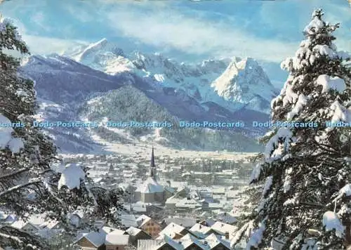 D225310 Garmisch Partenkirchen gegen Zugspitze Hans Huber 1959