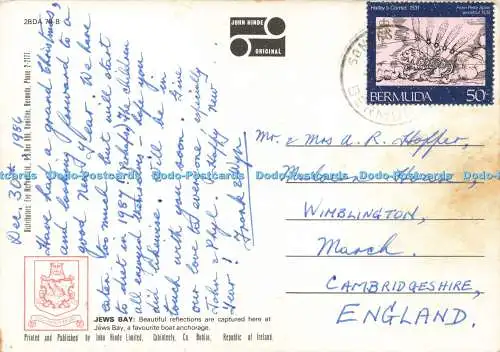 D219524 Bermuda Reflections Jews Bay John Hinde Eve McPhee 1986