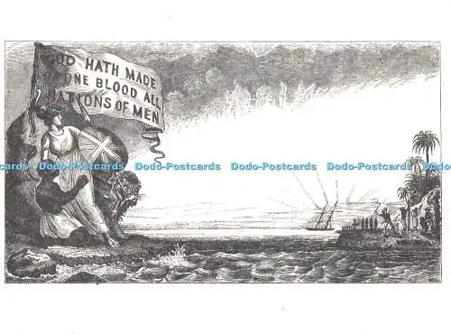 D223434 Briefumschläge inspiriert von Mulready wurden für verschiedene Kampagnen als Requisite verwendet