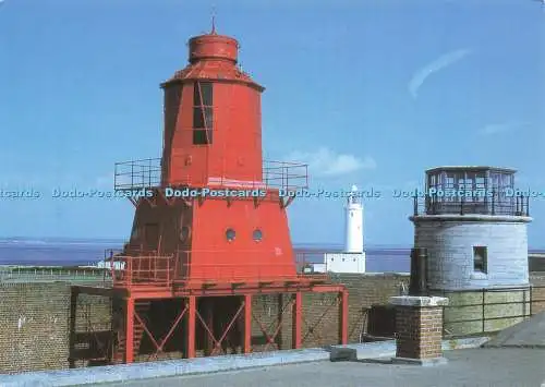 D221313 Leuchttürme von England und Wales Hurst Point Hampshire Present White Tow
