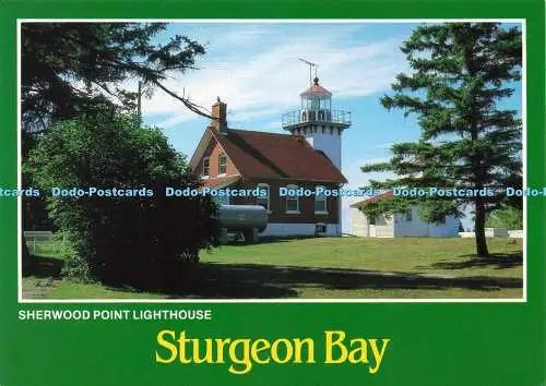 D221452 Wisconsin Sturgeon Bay Sherwood Point Leuchtturm Scofield Souvenir Micha