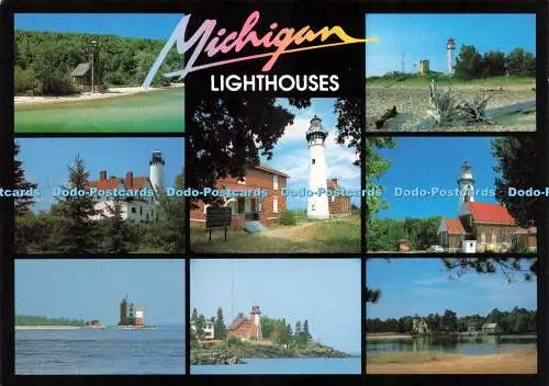 D221469 Michigan Leuchttürme Grand Island Round Island Point Iriquoix Perrin Sou
