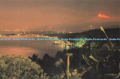 D225544 Taormina Panoramablick bei Nacht Nino Malambri